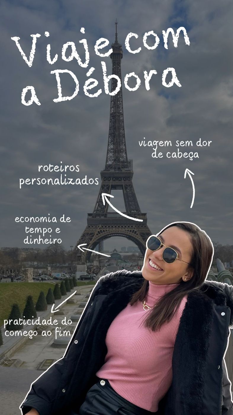 Débora Beatriz falando sobre planejamento de viagens